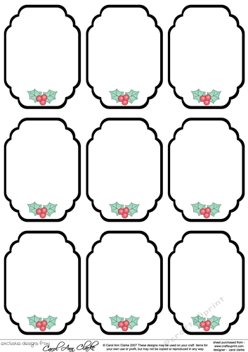 3D Christmas Greetings Sentiment Sheet