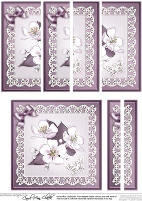 Apple Blossom Quick Card with Side Stacker Topper