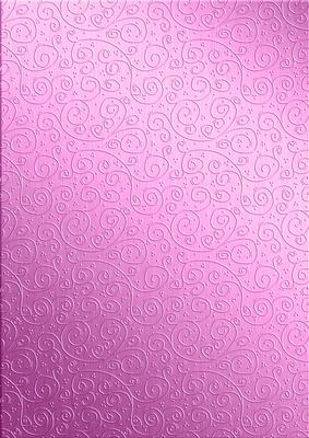 'metallic Swirls Embossed' Backing Paper