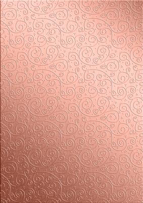 'metallic Swirls Embossed' Backing Paper
