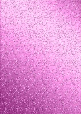 'metallic Swirls Embossed' Backing Paper