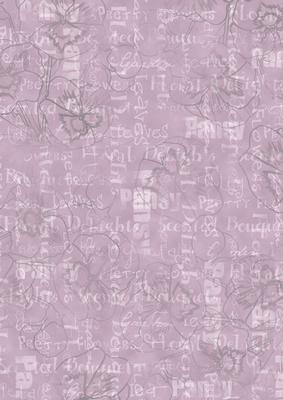Pansy, Lace and Pearls Matching Vellum