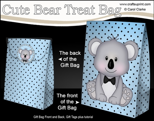 3D Gift Bag Mini Kit - Cute Little Koala Kookie