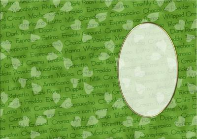 A5 Pretty Rose Words and Hearts Card Front or Insert