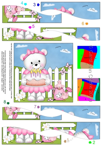 Teddy Tess Wavy Spiral Side Stacker