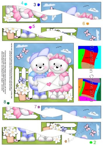 Teddy Ed & Tess Wavy Spiral Side Stacker