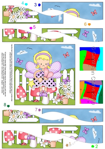 Girlz Fairy Fiz Wavy Spiral Side Stacker