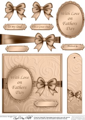 Elegant Metallic Greeting Quick Card with 3D Decoupage