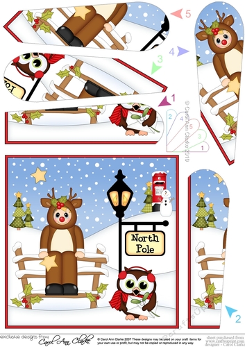 Christmas Fancy Dress is at the North Pole Fan Pyramage Topper