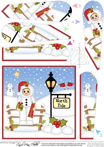 Christmas Fancy Dress is at the North Pole Fan Pyramage Topper