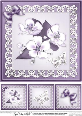 Apple Blossom 8 x 8 Quick Card Topper