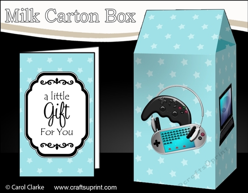 3D Milk Carton Treat Box - Gadgets n Gizmos