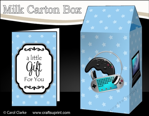 3D Milk Carton Treat Box - Gadgets n Gizmos