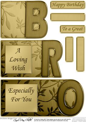 Bro Elegant Metallic Book Sheet
