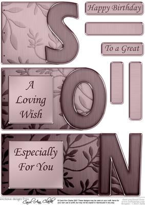 Son Elegant Metallic Book Sheet