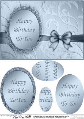 A5 Elegant Metallic Greeting Quick Card with Pyramage