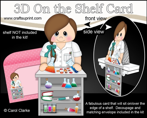3D On the Shelf Card Kit - Little Scientist Kina
