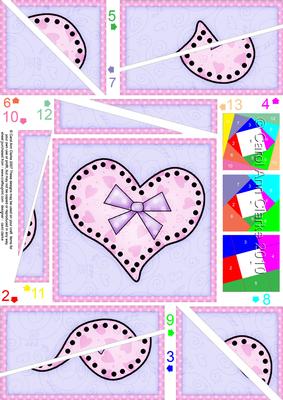 Funky Hearts Quick Card Twisted Spiral Side Stacker