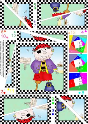 Pirates Ahoy Quick Card with Twisted Spiral Side Stacker
