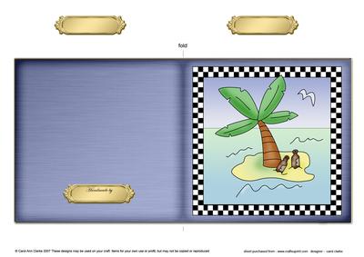 Pirates Ahoy Cut and Fold Card