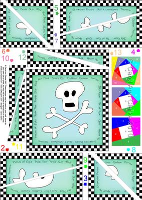 Pirates Ahoy Quick Card with Twisted Spiral Side Stacker