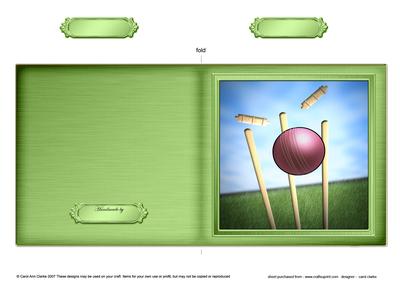 Cricket Cut and Fold Card