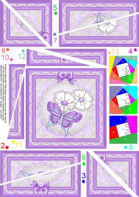 Fluttery Butterfly Quick Card Twisted Spiral Side Stacker