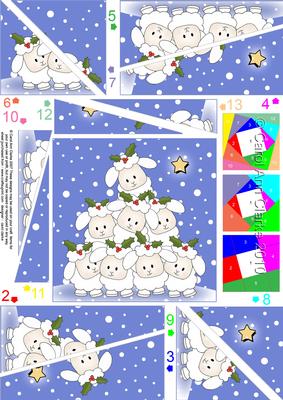 Merry Xmas to Ewe Quick Card Twisted Spiral Side Stacker
