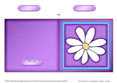Daisy Cut and Fold Card