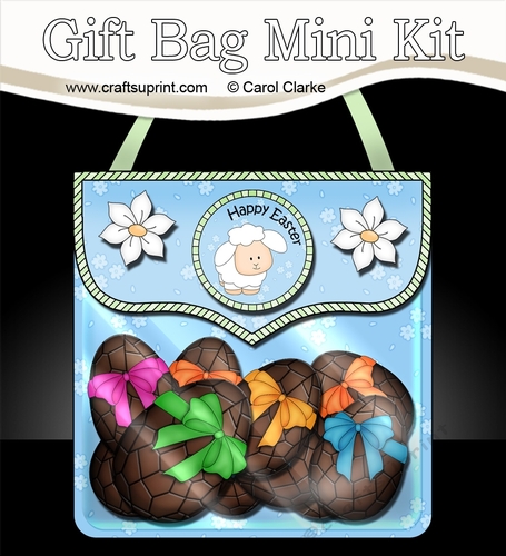 3D Easter Lamb Gift Bag Mini Kit