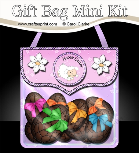 3D Easter Lamb Gift Bag Mini Kit
