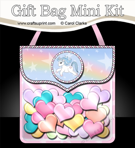 3D Gift Bag Mini Kit - My Cute Little Unicorn