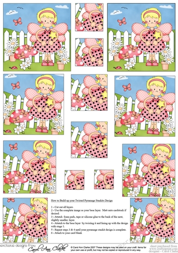 Fiz Fairy Twisted Pyramage sheet