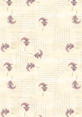 Pansy, Lace and Pearls Matching Vellum
