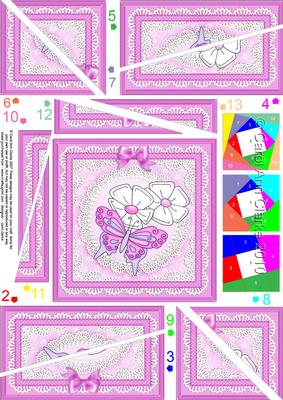 Fluttery Butterfly Quick Card Twisted Spiral Side Stacker