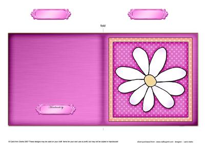 Daisy Cut and Fold Card
