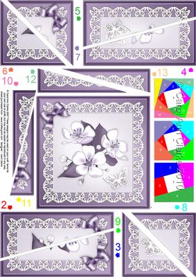 Apple Blossom Quick Card Twisted Spiral Side Stacker