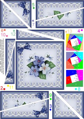 Pretty Viola Quick Card Twisted Spiral Side Stacker