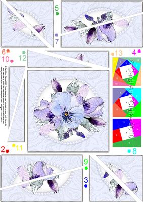 Posy and Pearls Quick Card Twisted Spiral Side Stacker