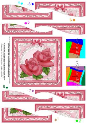Just Roses Quick Card with Wavy Spiral Side Stacker