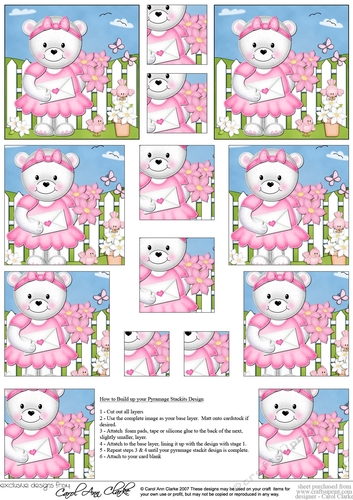 Teddy Tess Pyramage sheet