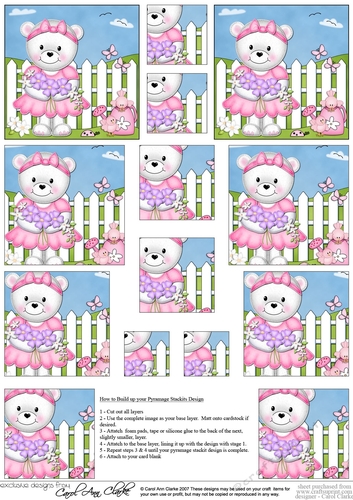 Teddy Tess Pyramage sheet