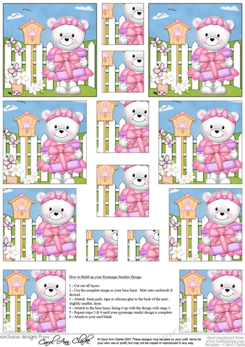 Teddy Tess Pyramage sheet