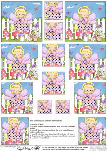 Cute Fizz Fairy Pyramage sheet