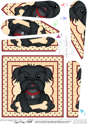 Fan Pyramage Topper - Cute Little Shih Tzu Dog