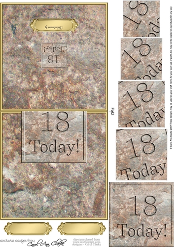 18 Today! Set in Stone No-Hole Over the Edge & Spiral Pyramid