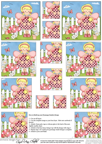 Girlz Fizz Fairy Pyramage sheet