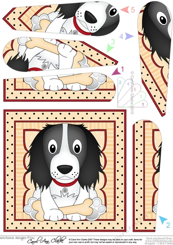 Fan Pyramage Topper - Cute Little Springer Spaniel Dog