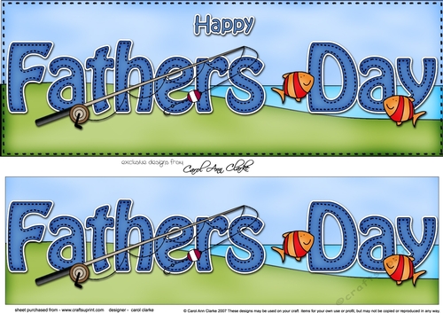 Large DL HAPPY FATHERS DAY 3D decoupage