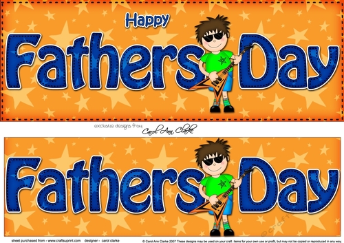 Large DL HAPPY FATHERS DAY 3D decoupage